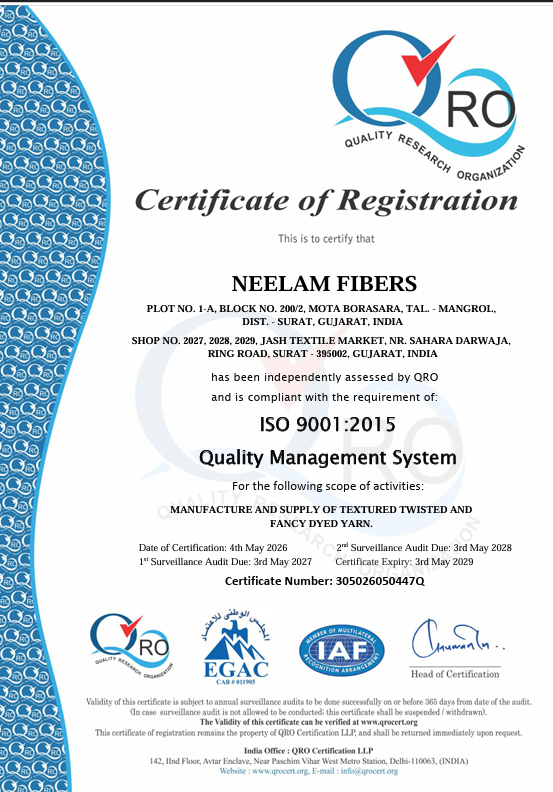 ISO Certificate